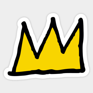 Basquiat Crown - King Crown Sticker